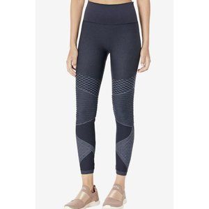 Spanx Women’s Small Seamless Moto Leggings Slimming Tummy Control Indigo Sky